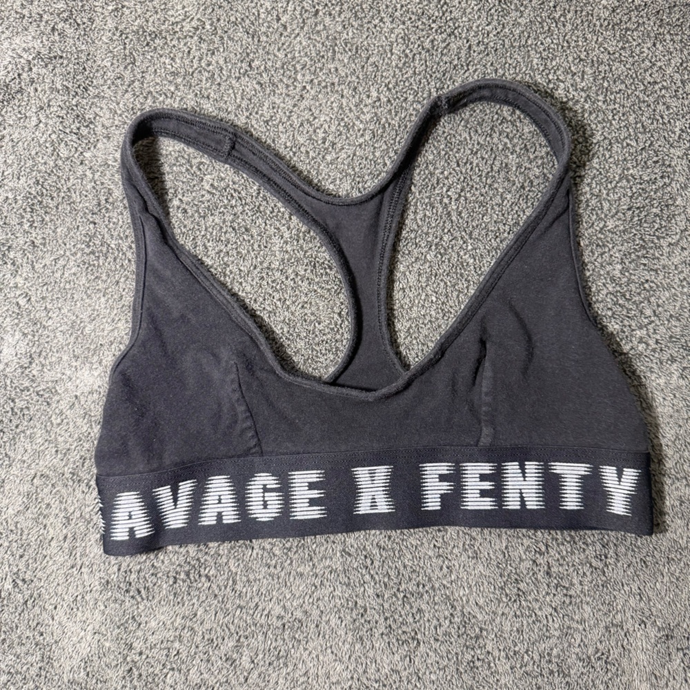 Savage X Fenty Black Sports Bra‎